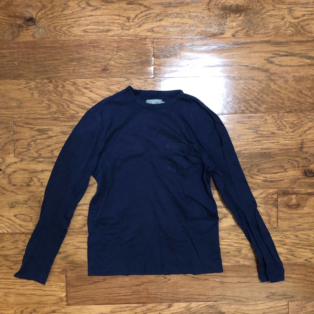 Cadet Navy Long-Sleeve Tee in Navy